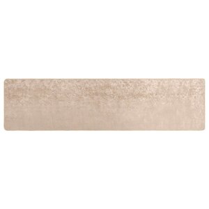 vidaXL Coureur de Tapis MARSA Beige 80 x 400 cm Polyester et PVC