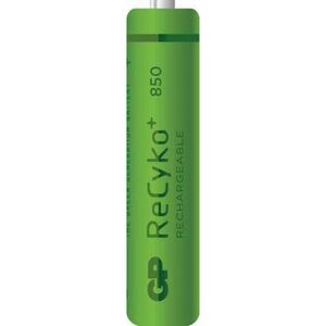 Gp pile rechargeable aaa recyko+ 4 pièces 850 mah 12085aaahcc4
