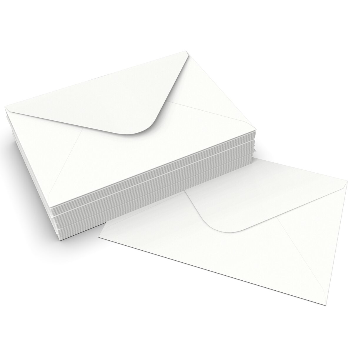 Lot de 100 enveloppe blanche 127x190 mm - La Poste