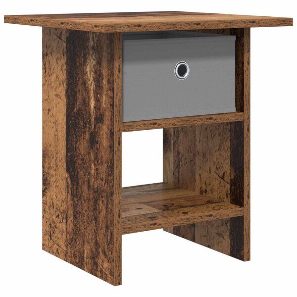 vidaXL Table de chevet Bois ancien 41 x 40 x 45 cm Bois d'ingénierie
