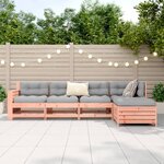 vidaXL Salon de jardin 5 Pièces bois massif sapin de douglas