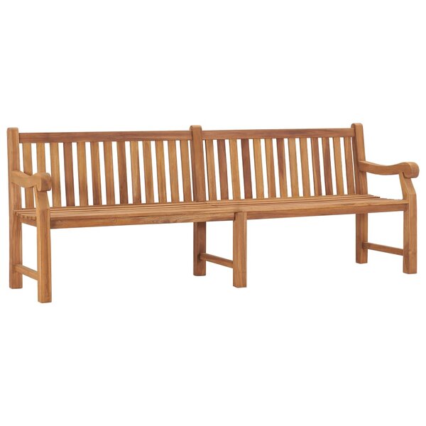 vidaXL Banc de jardin 228 cm bois de teck solide