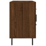 vidaXL Buffet chêne marron 100x36x60 cm bois d'ingénierie