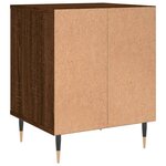 vidaXL Tables de chevet 2 Pièces chêne marron 40x35x50 cm bois ingénierie