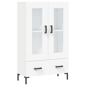 vidaXL Buffet haut blanc 69 5x31x115 cm bois d'ingénierie