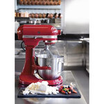 Batteur mélangeur professionnel k5 rouge - kitchenaid -  - acier inoxydable4 8264 x338x411mm