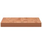 vidaXL Dessus de table 80x40x4 cm rectangulaire bois massif de hêtre