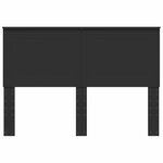 vidaXL Tête de lit Chêne noir 140 cm Bois d'ingénierie