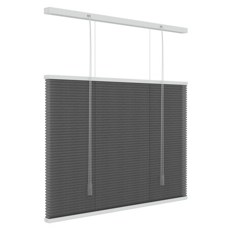 Decosol store alvéolé translucide anthracite 160x180 cm