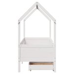 vidaXL Cadre de lit enfant avec tiroirs sans matelas 80x170 cm bois