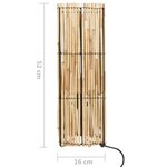 Vidaxl lampadaire sur pied roseau 60 w 52 cm e27