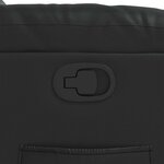 vidaXL Fauteuil inclinable Noir Similicuir