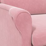 vidaXL Fauteuil Rose Poussiéreux Rose Poussiéreux