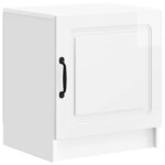 vidaXL Cabinet de chevet Blanc brillant 43 x 34 5 x 47 cm