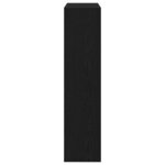 vidaXL Cabinet à chaussures avec étagère Chêne noir 80 x 21 x 87 5 cm