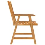vidaXL Mobilier de salle à manger de jardin 7 Pièces Bois d'acacia solide
