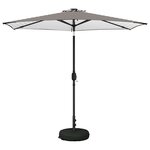 vidaXL Parasol de jardin avec lampes LED 270 x 270 cm Polyester