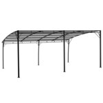 vidaXL Auvent pare-soleil de jardin 6x3x2 55 m crème
