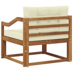vidaXL Sofa de milieu extérieur Naturel