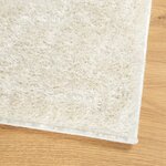 vidaXL Tapis ISTAN à poils longs aspect brillant crème 200x280 cm