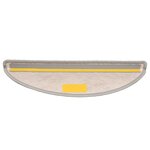 vidaXL Tapis d'escalier autocollants aspect sisal 15 Pièces 56x17x3 cm