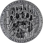Pièce de monnaie en Argent 30 Dollars g 93.3 (3 oz) Millésime 2025 Animal Tracks GIANT PANDA