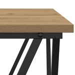 vidaXL Tables d'appoint 2 Pièces en bois d'ingénierie chêne artisan