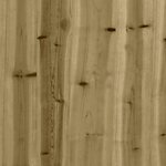 vidaXL Banc de jardin design gabion 43x44x42 cm bois de pin imprégné