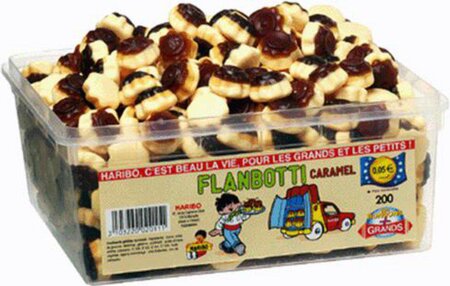 Haribo Flanbotti Caramel Sachet de 1,5Kg
