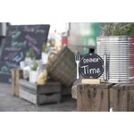 Pack 3 Ardoises de table SILHOUETTE Mini Théière  Assiette  tasse SECURIT