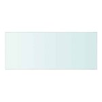 vidaXL Panneau pour étagère Verre transparent 50 x 20 cm