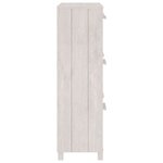 vidaXL Armoire à chaussures HAMAR Blanc 59 5x35x117 cm Bois de pin