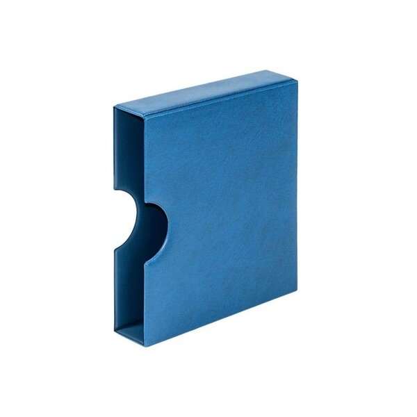 Boitier de protection avec encoches pour reliures Karat. Couleur - Bleu