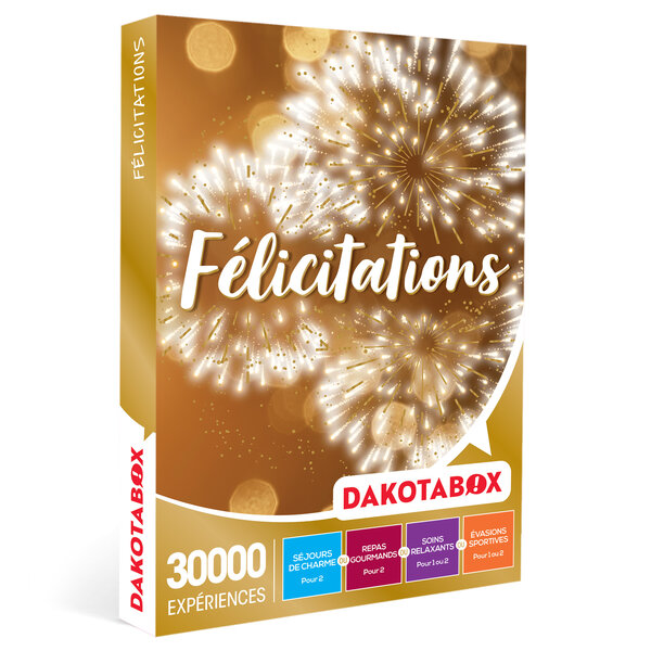 Dakotabox - coffret cadeau - félicitations