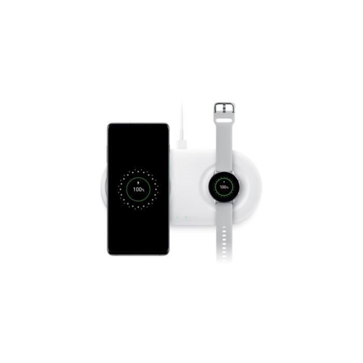 Chargeur sans fil rapide Duo Pad Officiel Samsung S10 Plus – Noir