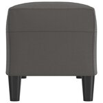 vidaXL Banc Gris 100x35x41 cm Similicuir