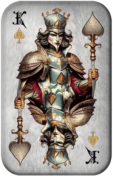 Pièce de monnaie en Argent g 62.2 (2 oz) Millésime 2024 Poker Cards KING OF SPADES