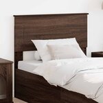 vidaXL Tête de lit Chêne brun 75 cm Bois d'ingénierie