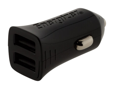 Chargeur allume cigare 2 prises USB 2 4A et câble micro USB - Energizer