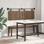 vidaXL Tête de lit suspendue Cappuccino Simili cuir