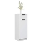 vidaXL Armoire de salle de bain blanc 32x34x90 cm bois d'ingénierie