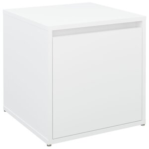 VidaXL Tiroir boîte Blanc 40 5x40x40 cm Bois d'ingénierie