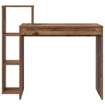 vidaXL Bureau Bois ancien 100 x 40 x 90 cm Bois d'ingénierie