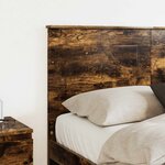 vidaXL Tête de lit Chêne fumé 135 cm Bois d'ingénierie