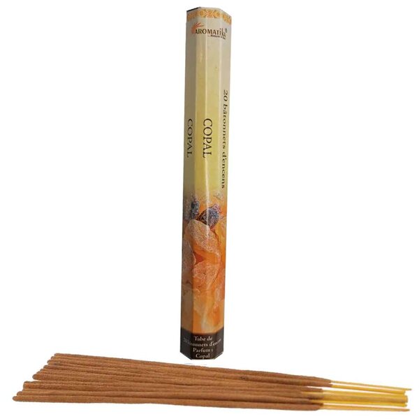 20 bâtonnets d'encens aromatika senteur copal