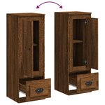 vidaXL Buffet haut chêne marron 36x35 5x103 5 cm bois d'ingénierie