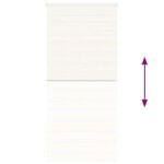 vidaXL Store zèbre beige marbré largeur du tissu 100 9 cm polyester