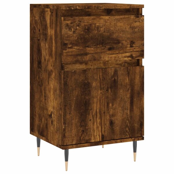 vidaXL Buffet chêne fumé 40x35x70 cm bois d'ingénierie