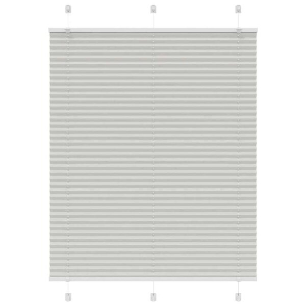 vidaXL Store plissé gris clair 110x100cm largeur du tissu 109 4cm