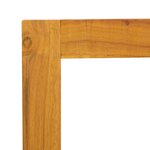 vidaXL Table d'appoint de jardin 43x36x40 cm en teck massif